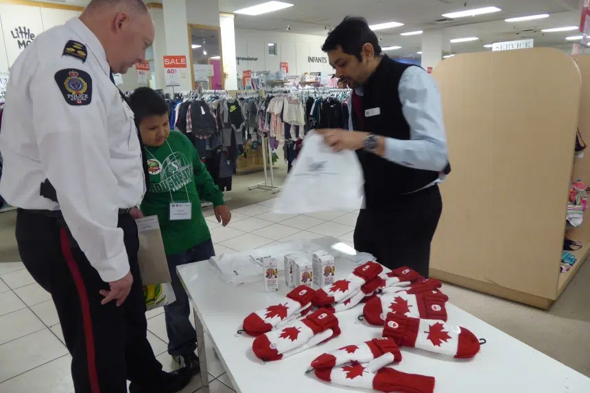 Regina police take kids on CopShop Christmas shopping spree