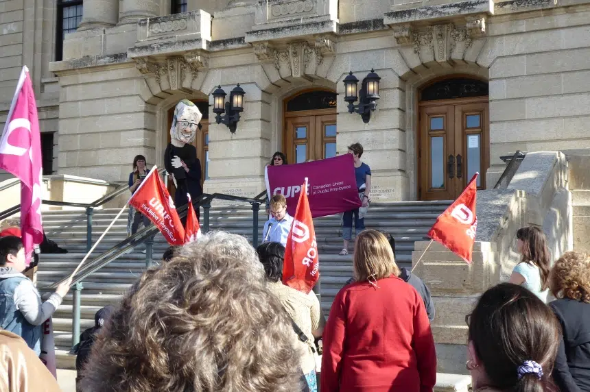 CUPE holds rally as spring legislative session about to end
