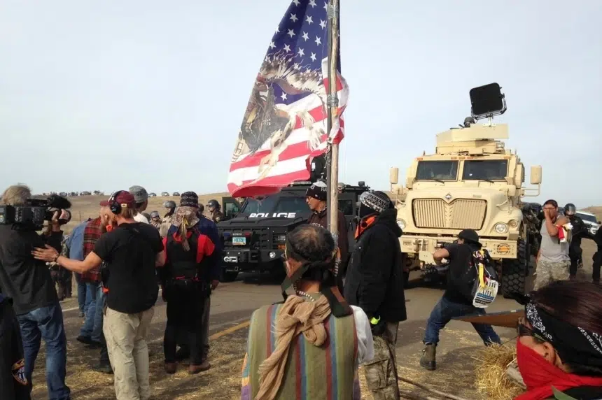 Police evict oil pipeline protesters from private land