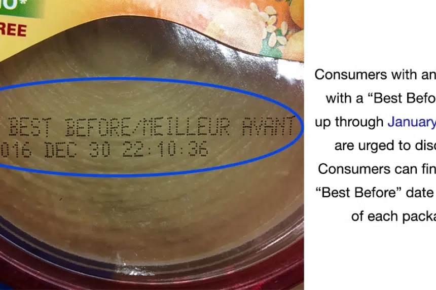 Sabra brand hummus recalled due to listeria concerns