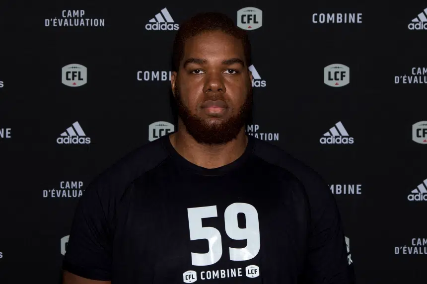 Roughriders select offensive lineman Josiah St. John first overall