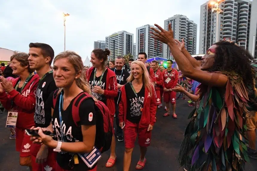 Canadian Olympic team settles into athletes' village in Rio with samba and song