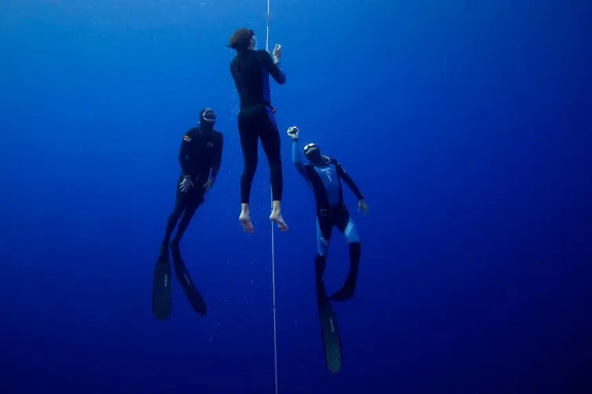 Prince Albert  born free-diver makes the impossible possible