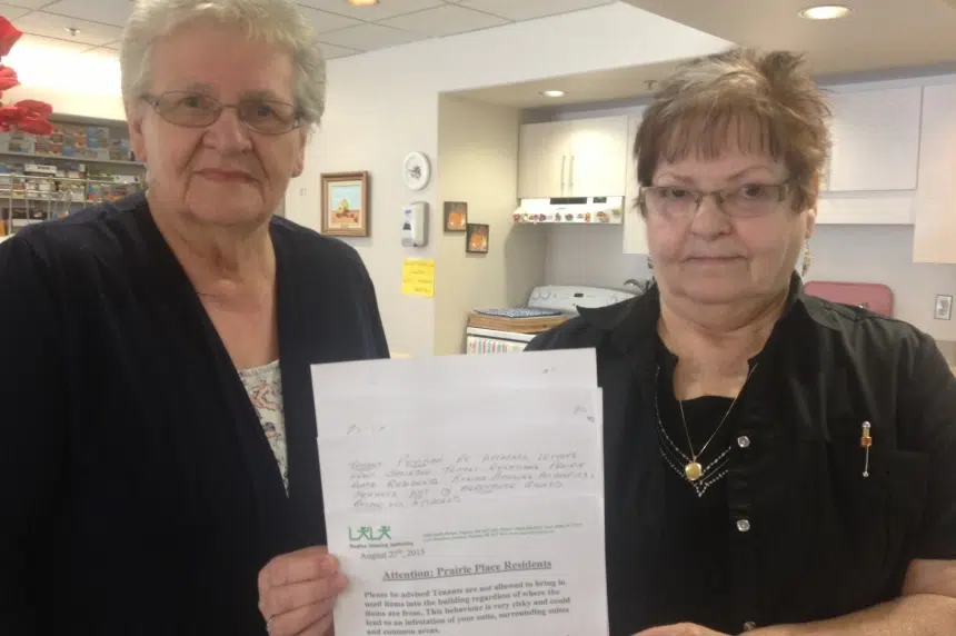 Regina seniors say used-furniture ban unfair to residents of low-income building