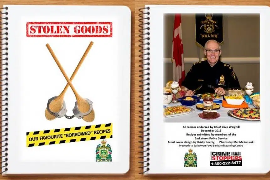 Saskatoon police release holiday cookbook in support of food bank