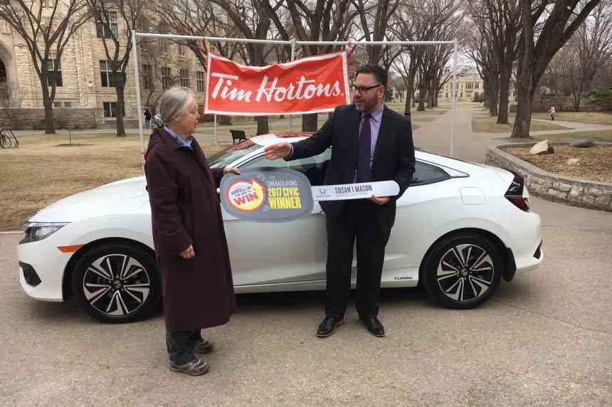 Saskatoon woman Rolls Up the Rim for new car