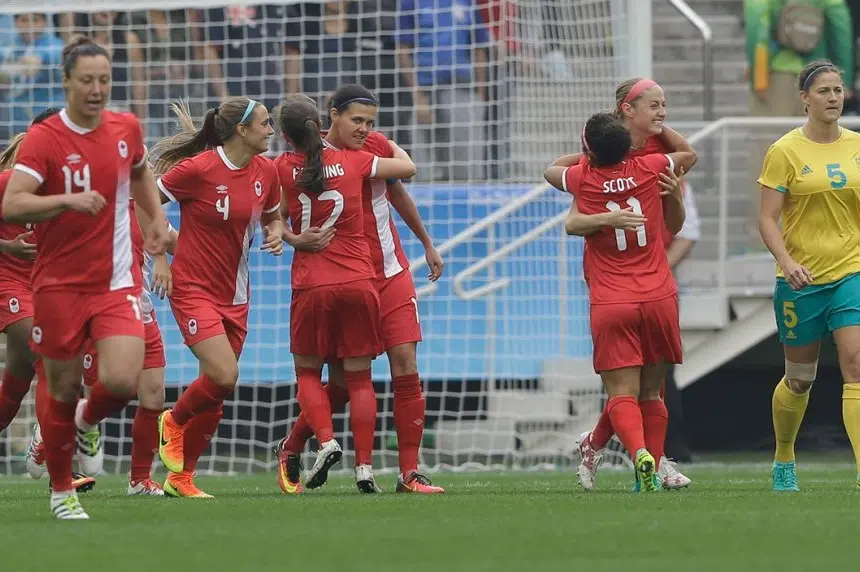 Canadian women's soccer team earns dramatic 2-0 win over Australia