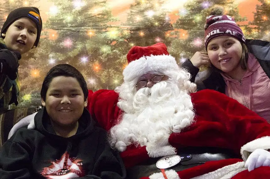 Northern Sask. kids get the chance to meet Santa
