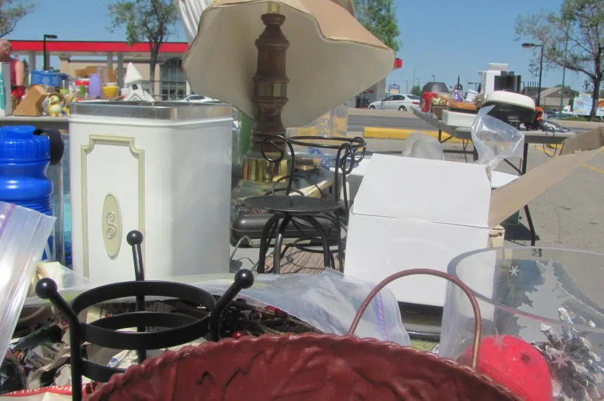 Shoppers search for treasures at Regina garage sale