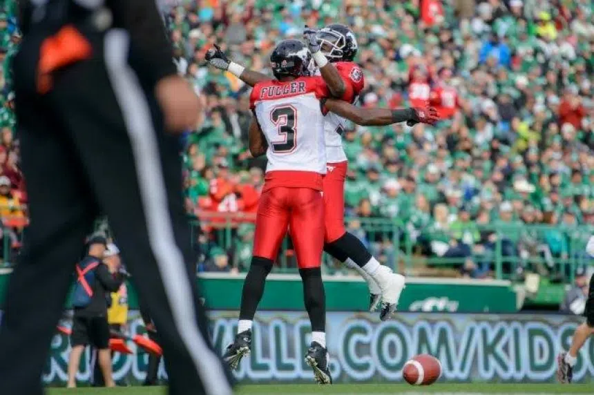 Mistakes sink Riders in 34-31 loss to Calgary