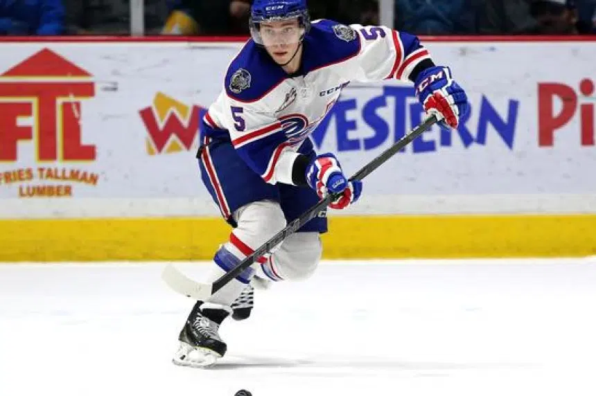 Regina Pats defenceman Colby Williams out indefinitely