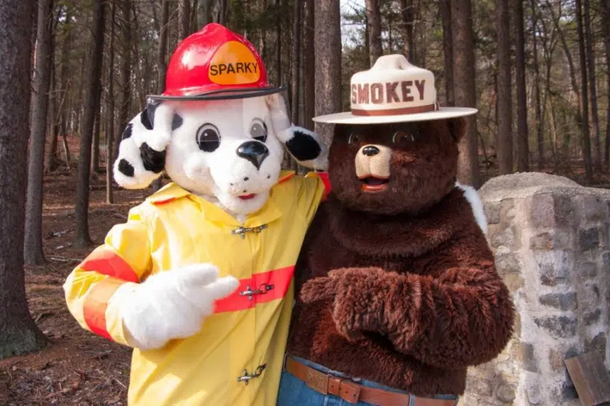 Fire safety mascot celebrates 65th birthday