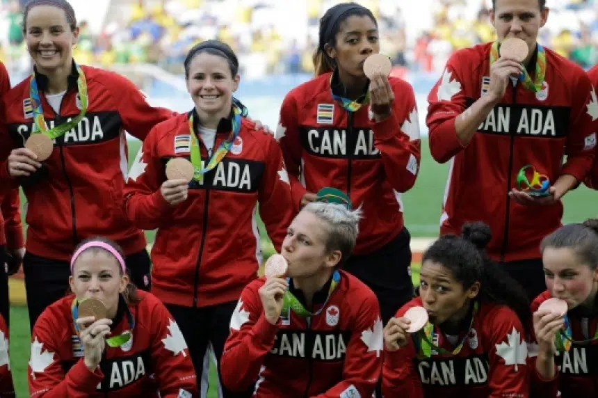 Canada wins bronze in women's soccer with 2-1 win over Brazil