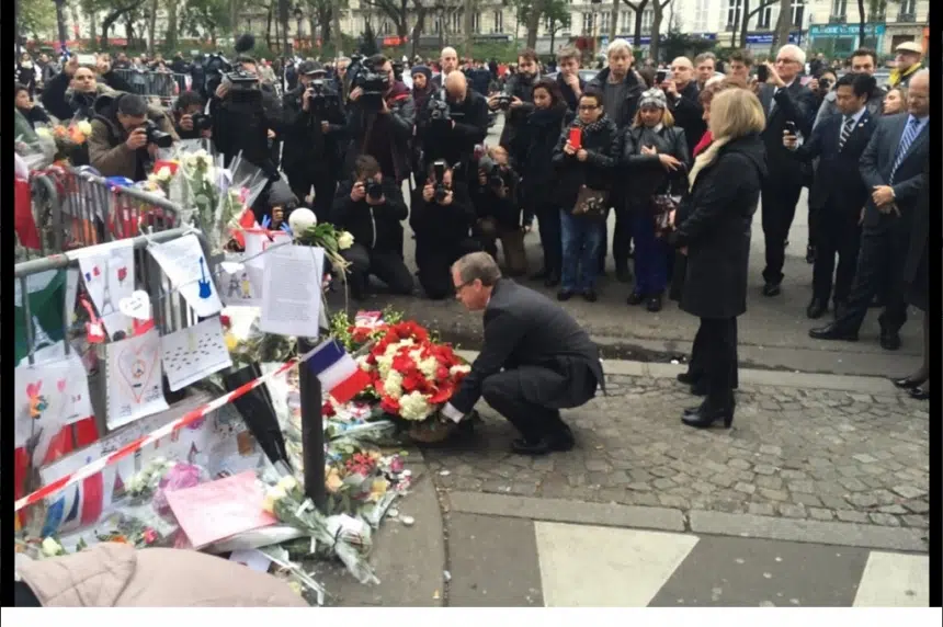 Sask. Premier honours Paris attack victims