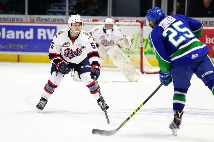 Regina Pats Captain Colby Williams out at least a month for surgery