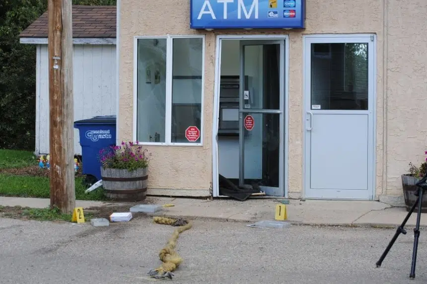 RCMP find ATM, stolen truck as search for suspects continues