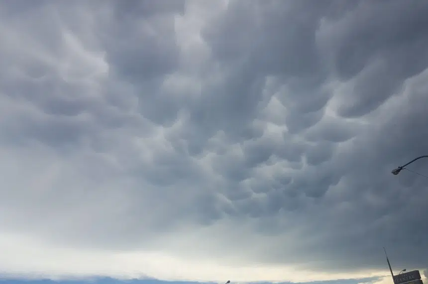 Thunderstorms make their way through Saskatchewan