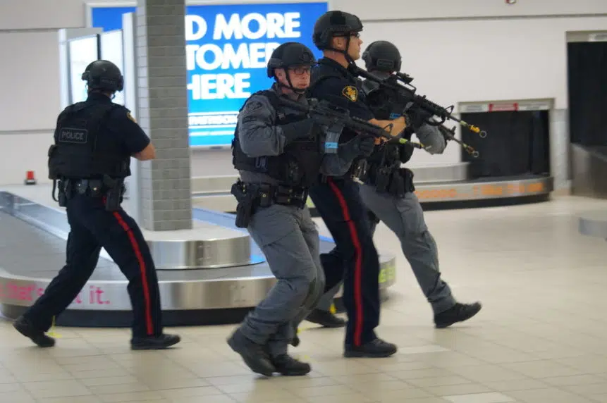 First responders train for shooter at Saskatoon airport