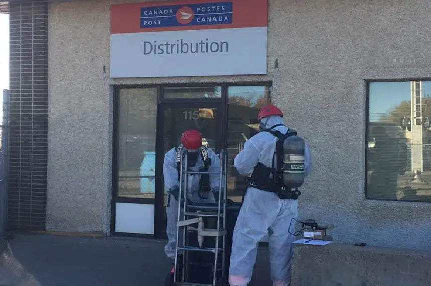 Crews investigate suspicious package in Saskatoon 