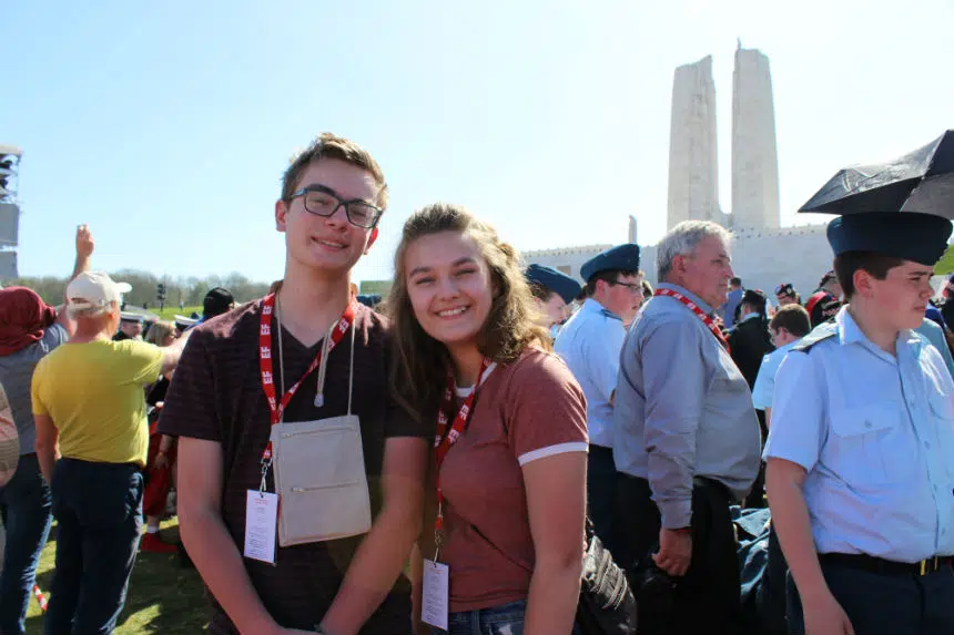 Sask. high school student reflects on Vimy Ridge centennial
