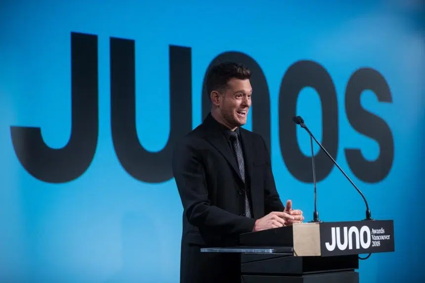 Canadian singer Michael Buble is 2018 Juno Awards host to be held in Vancouver