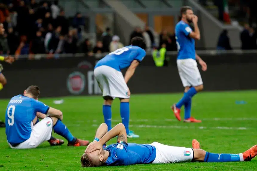 Arrivederci Italy: Azzurri lose World Cup playoff to Sweden