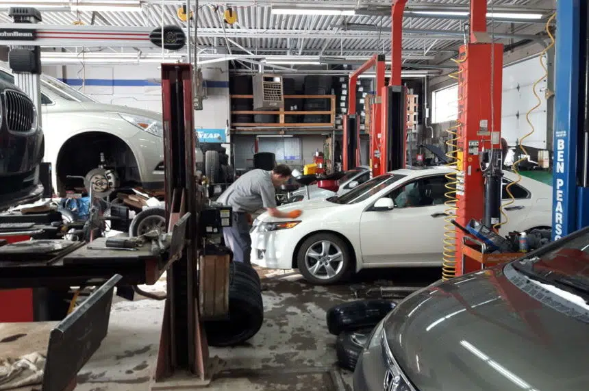 Saskatoon tire shop 'insanely busy' after snowfall: owner