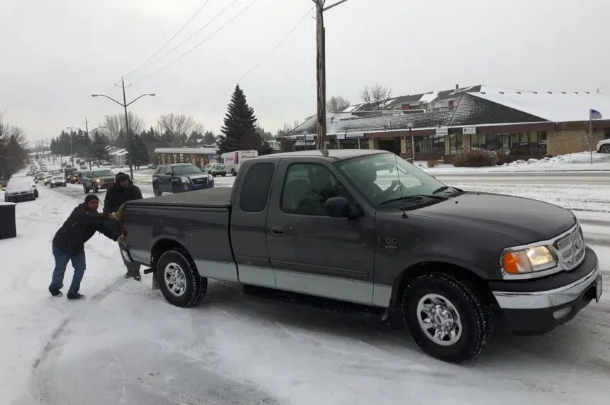 Drivers faced with slick city streets in Saskatoon