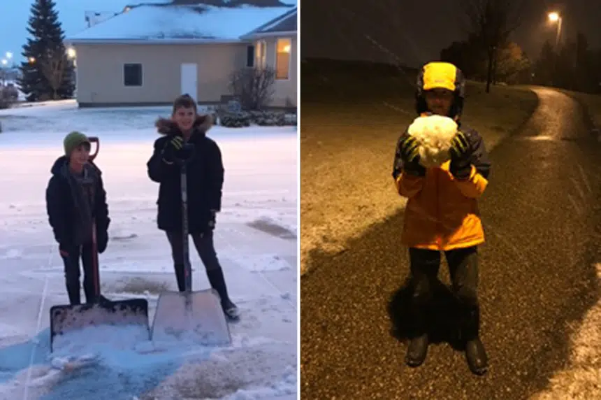 Australian family experiences first snowfall in Saskatoon