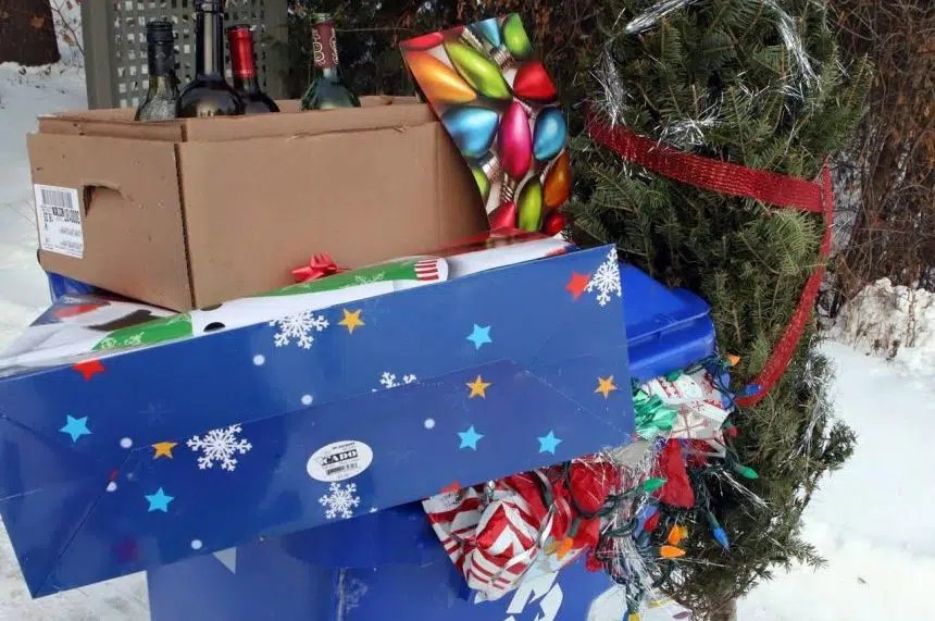 Wrapping paper, tape, gift bags lead to more trash produced over holidays