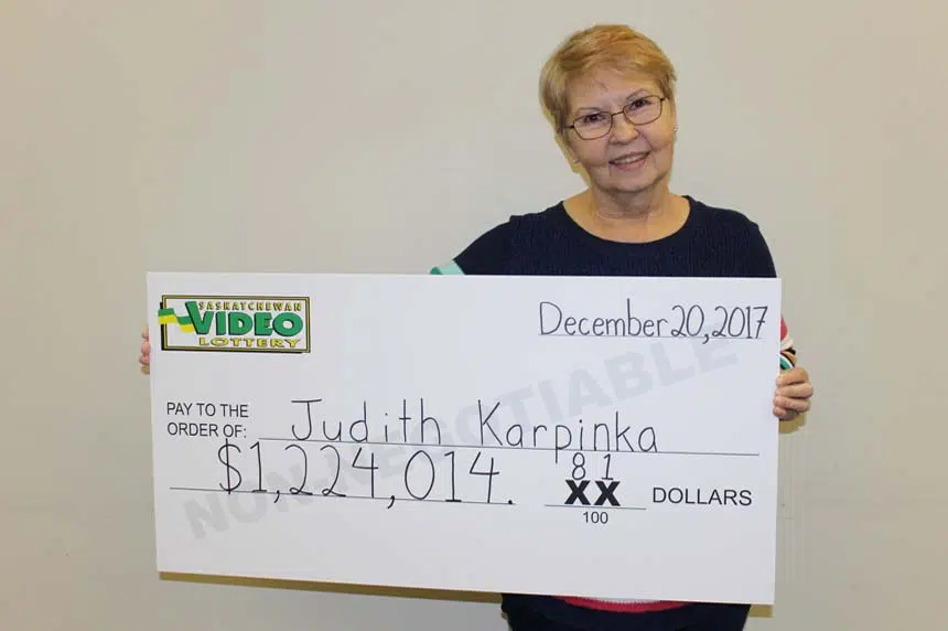Saskatoon woman wins $1.2M jackpot on VLT