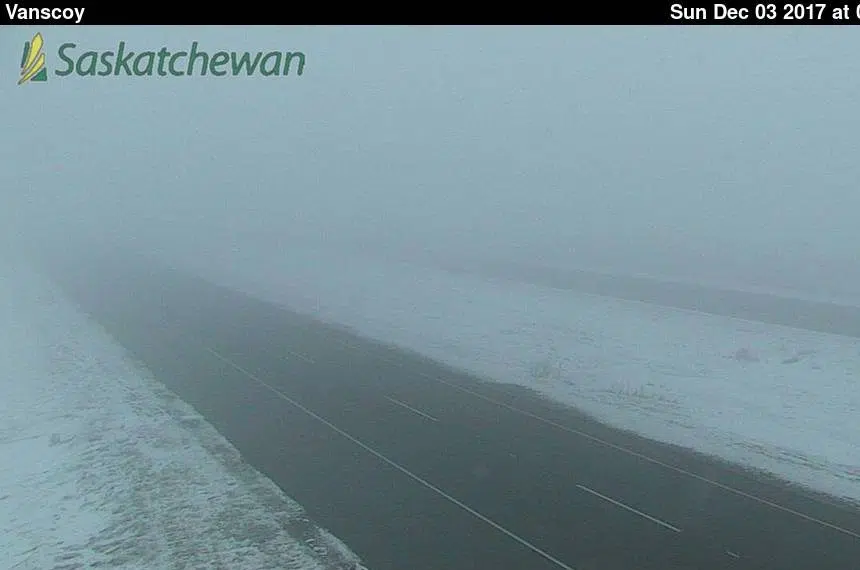 Fog makes for tough visibility on Sask. highways