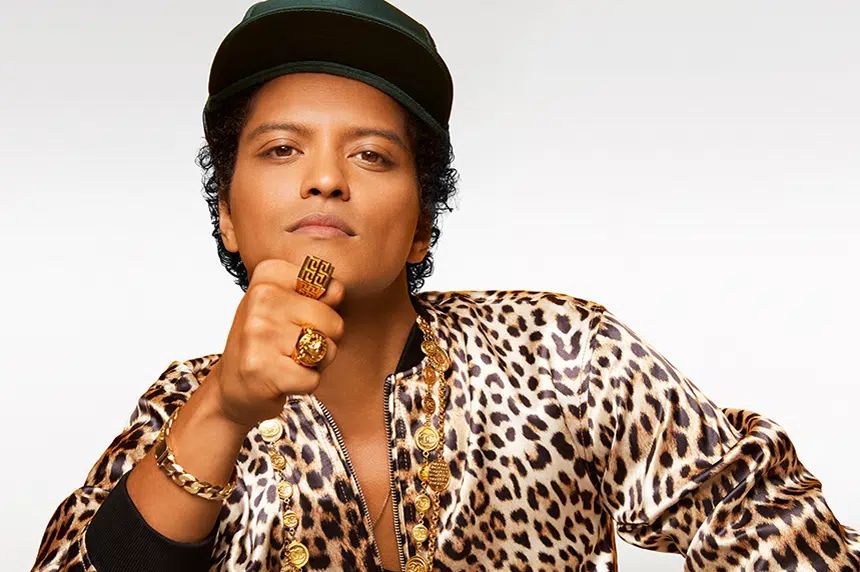 Bruno Mars has a magical night at Grammys, winning 6 for 6