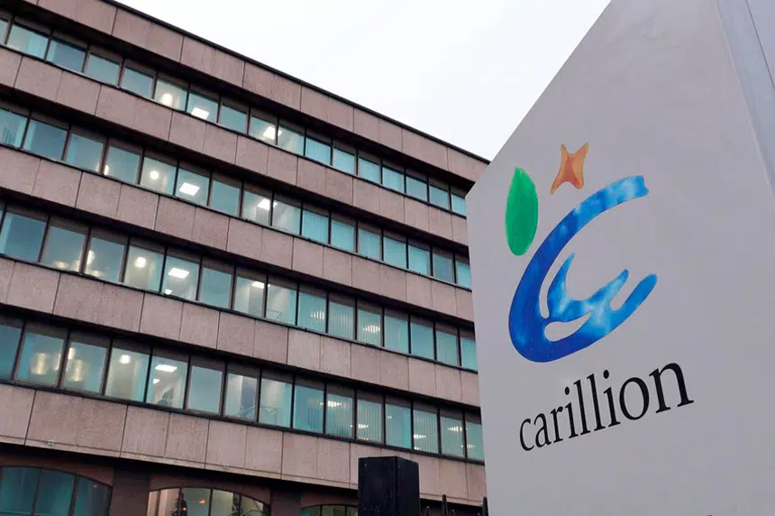 Canadian arm of U.K. construction giant Carillion files for creditor protection