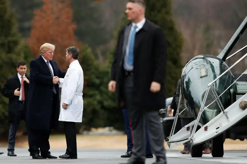 Trump gets ‘excellent health' report from WH doctor