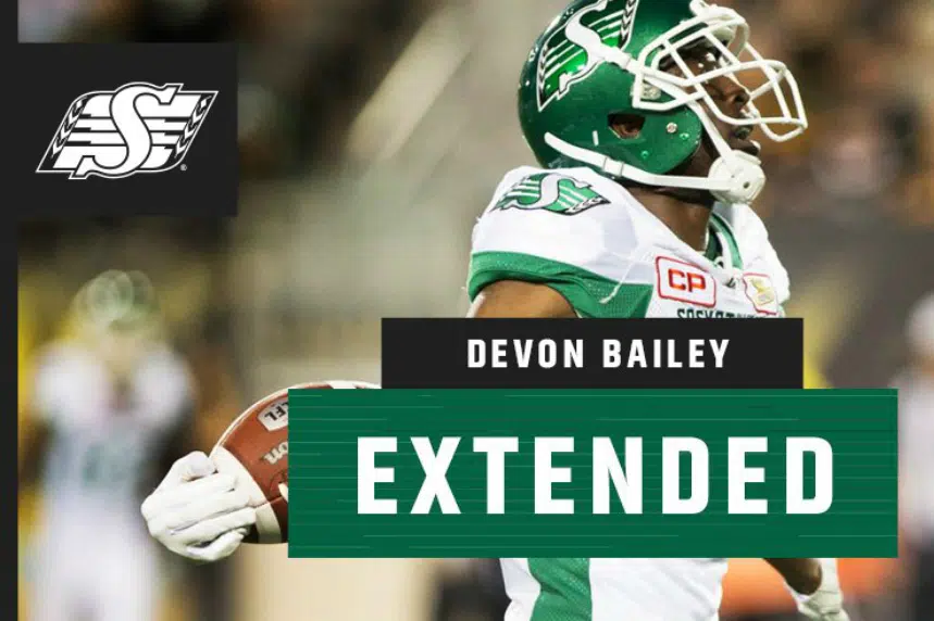 Riders extend Canadian receiver Devon Bailey