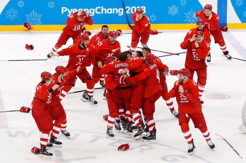 Russians win hockey gold with 4-3 OT win over Germany