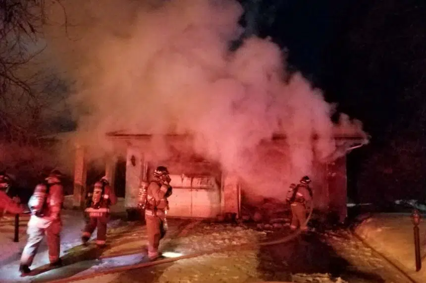 Garage and vehicles damaged in Silverwood Heights blaze