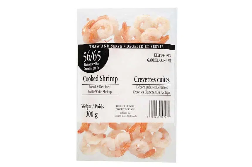 Loblaws recalls packages of cooked shrimp 