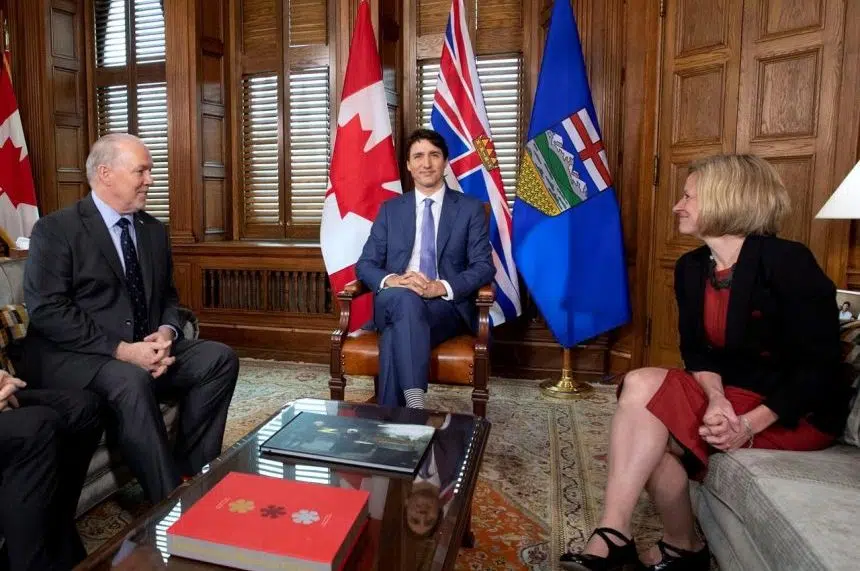 Trudeau pledges money, new law to make Trans Mountain happen, without details