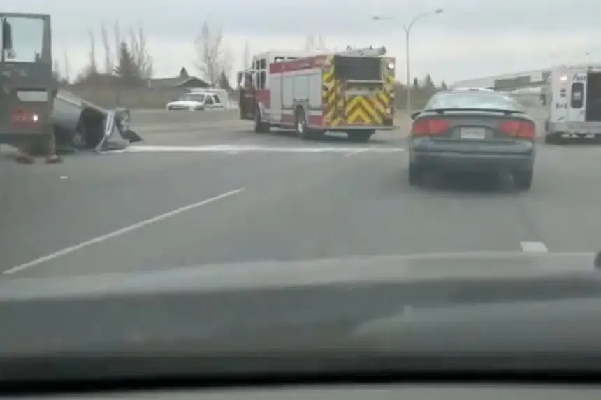 Circle Drive jam caused by impaired driving rollover: police