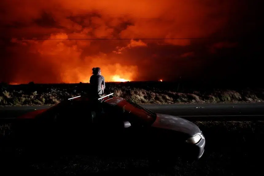 ‘World of uncertainty’: Hawaii lava reaches sea, injures man