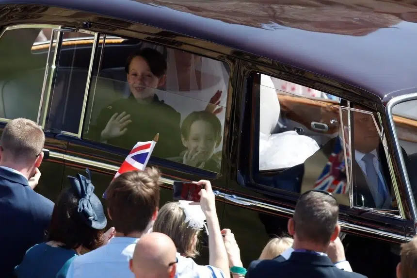 Mulroney twins capture hearts during page boys duties at royal wedding