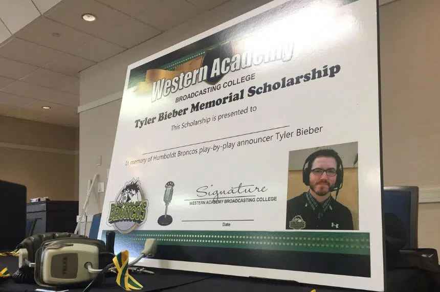 Scholarship honours Broncos’ broadcaster Tyler Bieber