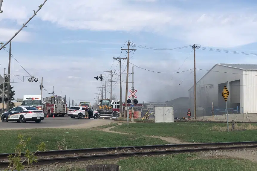Firefighters douse blaze at Loraas Recycle