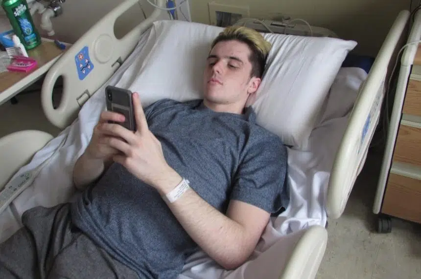 ‘So grateful:’ Injured Bronco hockey player glad he’s alive, works on recovery
