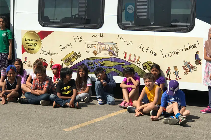 Saskatoon Transit taps student artwork for city bus