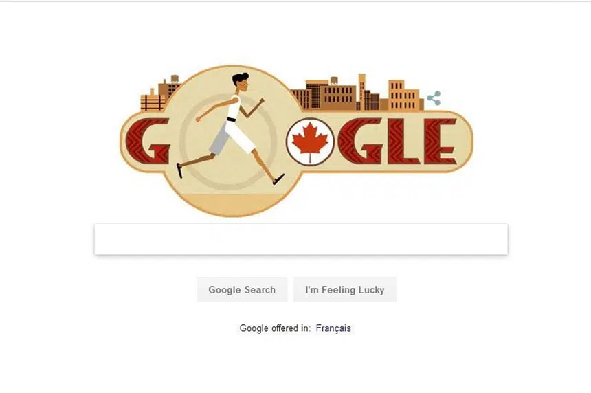 Google Doodle features Canadian running champ Tom Longboat