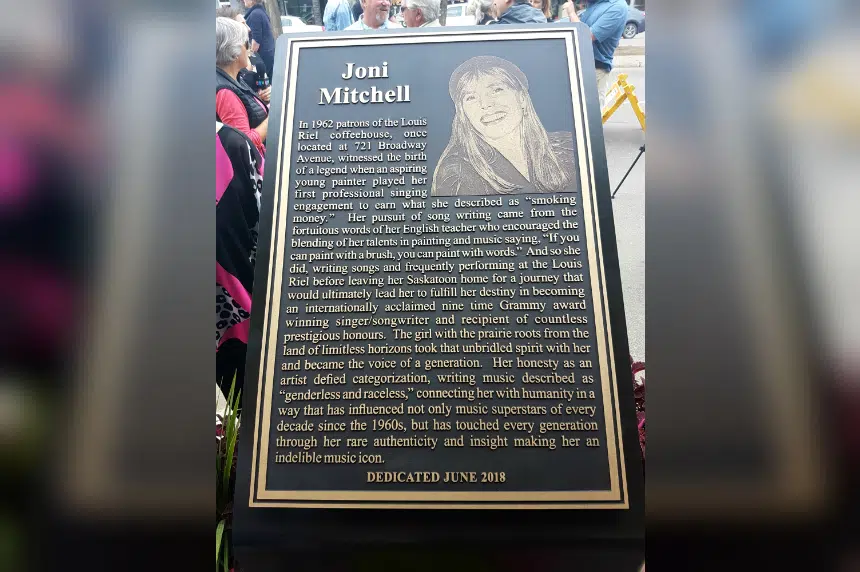 Joni Mitchell honoured by city she grew up in