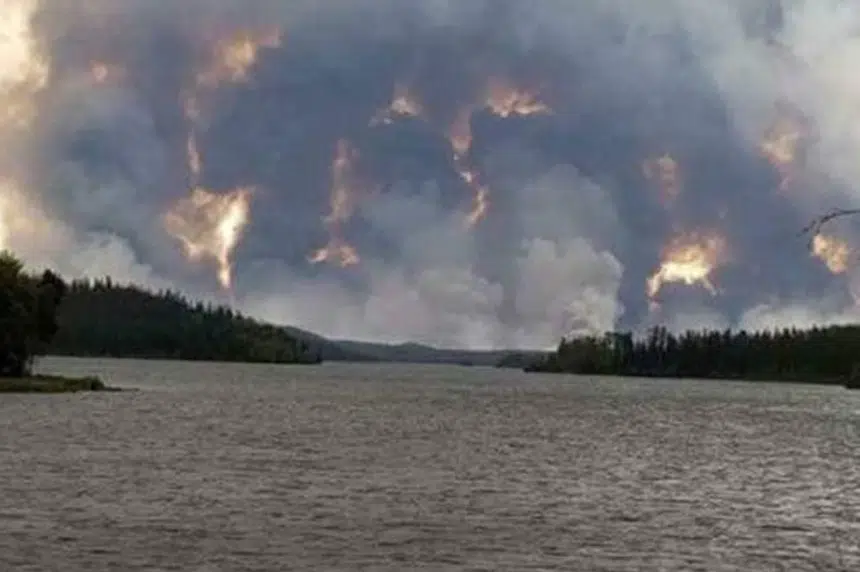 Northern Sask. community evacuated due to wildfire